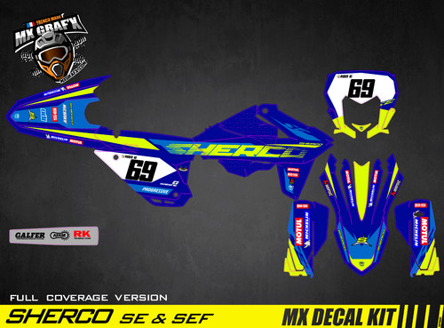 Kit adesivi moto grafx - kit, mx
