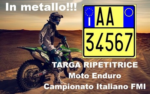Targa ripetitrice moto - targa,