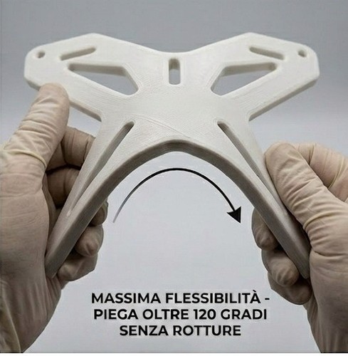 Supporto targa moto flessibile - moto,